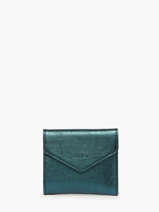 Porte-cartes Etincelle Irise Cuir Etrier Bleu etincelle irisee EETI113