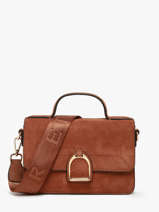 Sac Bandoulire S Altesse Suede Etrier Marron altesse suede EASU048S
