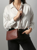 Leather Tradition Crossbody Bag Etrier Brown tradition ETRA0143-vue-porte