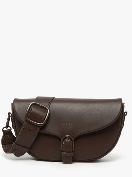 Sac Bandoulière M Oxer Cuir Etrier Marron oxer EOXE065M