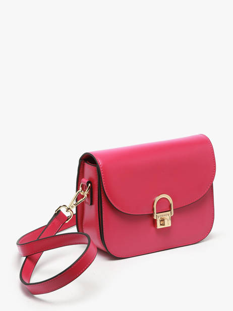 Sac Bandoulière Altair Cuir Etrier Rose altair EALA081M vue secondaire 2