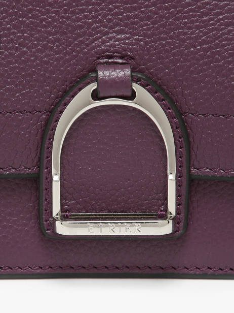 Sac Porté épaule M Altesse Cuir Etrier Violet altesse EALT017M vue secondaire 5