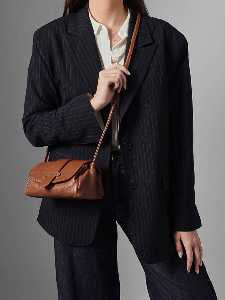 Shoulder Bag S Agnes Leather Etrier Brown agnes EAGC205S other view 1